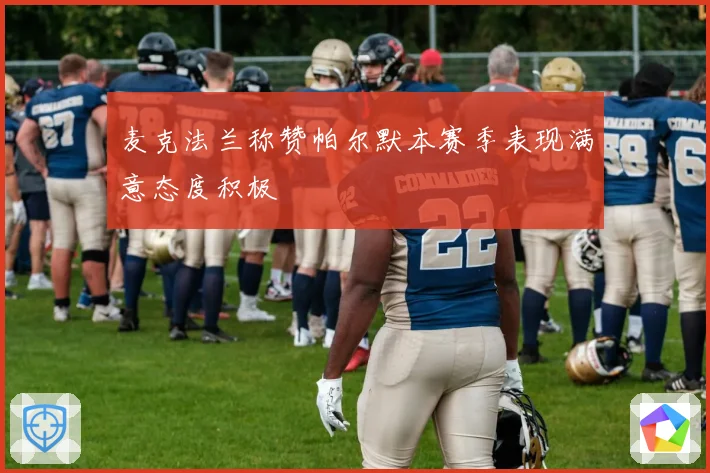 麦克法兰称赞帕尔默本赛季表现满意态度积极